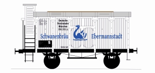 BuBi Model TT40075 - TT - Kühlwagen Schwanenbrau